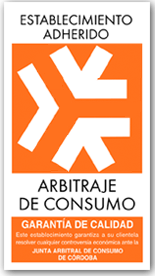 logotipo pegatina de empresa adherida al sistema arbitral de consumo